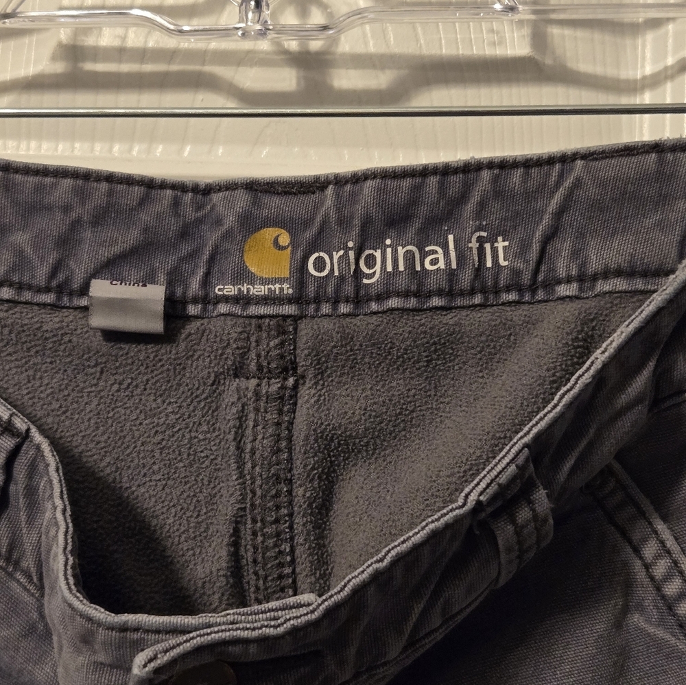 Carhartt Women's Fleece-lined Canvas Work Pants - Picture 4 of 6